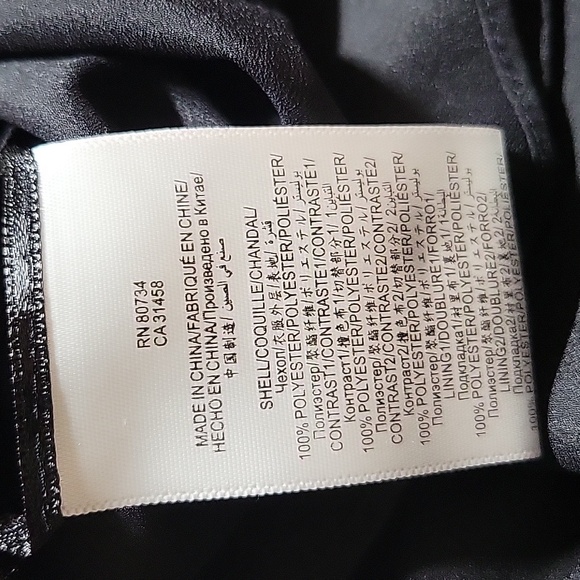 BCBG Maxazria 2 Black/White Sleeveless Maxi Dress Hi Low Mixed Patterns - Picture 7 of 8